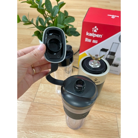 Máy Xay Sinh Tố Mini KALPEN B6, Công suất 700W, 2 Bình thời trang 500-570ml