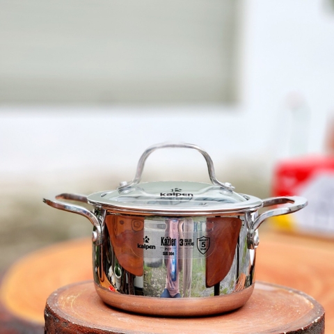 Nồi Lẻ Inox 304 Liền Khối Size 18-20-24-30Cm KALPEN Kazler KZ18/20/24/30