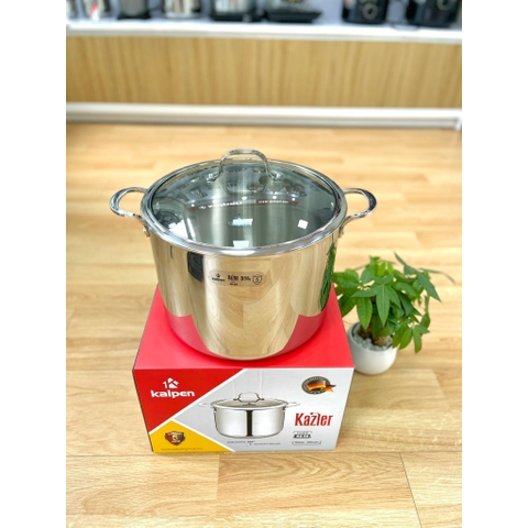 Nồi Lẻ Inox 304 Liền Khối Size 18-20-24-30Cm KALPEN Kazler KZ18/20/24/30