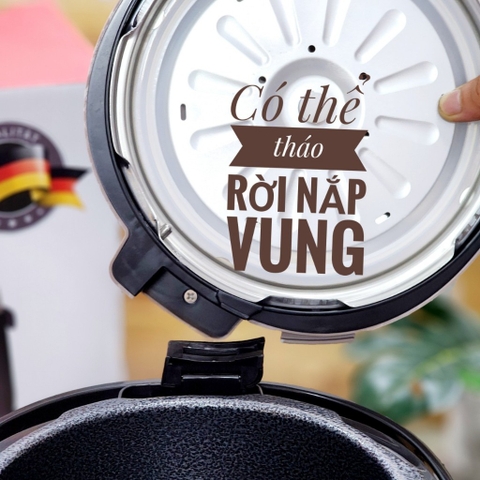 Nồi áp suất mini cao cấp đa chức năng KALPEN P1 - 2,5L