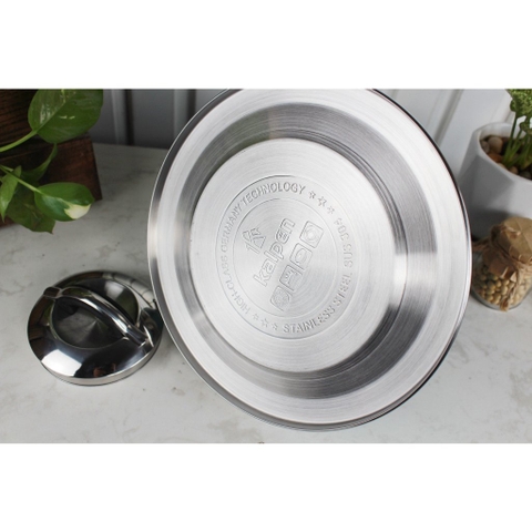 (CÒI BÁO SÔI ) Ấm đun nước inox 304, 5 đáy Kalpen KK02- 2,5Lít,