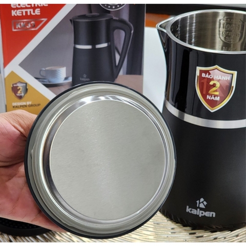 Ấm Đun Nước Siêu Tốc 3 Lớp Inox 304 Kalpen KK33 Dung Tích 1.7L Công Suất 2200W