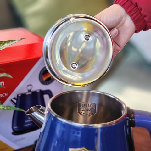 Ấm đun nước siêu tốc Kalpen sắc màu KK9901 dung tích 1.8 lít