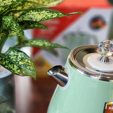 Ấm đun nước siêu tốc Kalpen sắc màu KK9901 dung tích 1.8 lít