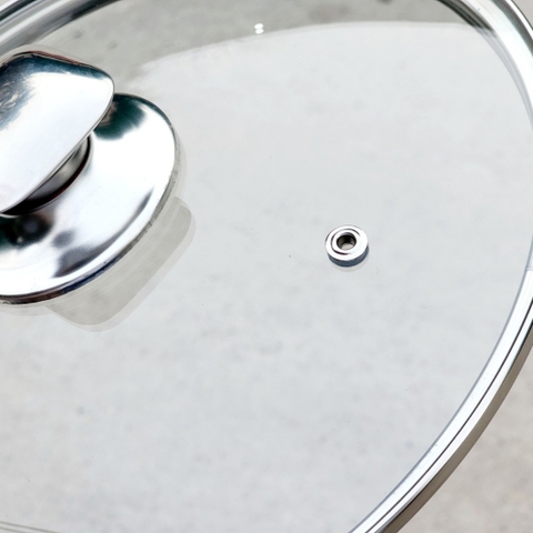 Bộ nồi 4 món inox 1 lớp: 3 Nồi 16-20-24cm và 1 xửng hấp 3 tầng 24cm Minata MPS1820-FL