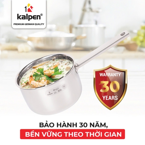 Quánh Inox 304 Đúc Liền Khối Kalpen Emer EM16 - 16Cm