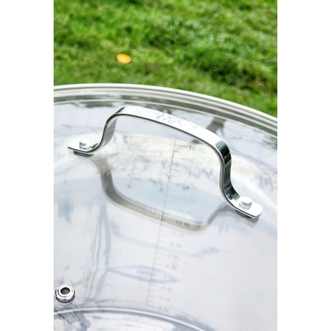 Nồi luộc gà inox 5 đáy cao thành size 32cm Kingcook KPO1750-32, Thể tích 19 lít