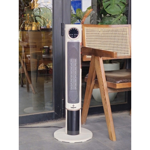 Quạt sưởi gốm điện tử, Công nghệ AI, ion diệt khuẩn chống khô da KALPEN E10