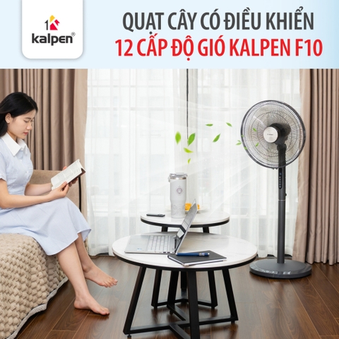 Quạt điện, Quạt cây đứng có điều khiển từ xa KALPEN F10/ F11, Bảo hành 2 năm