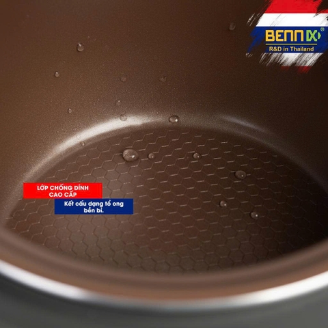 Nồi Cơm Điện Lòng Niêu Dày Bennix BN-180QX/ 018RC, Dung Tích 1,8L Phù Hợp 4-6 NgườI Ăn