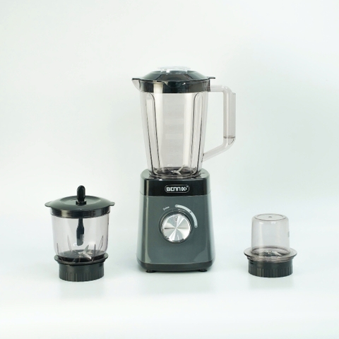 Máy xay sinh tố 3 cối đa năng 1,5L BENNIX BN-822, Bảo hành 12 tháng