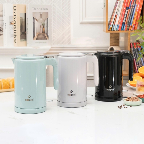 Ấm Đun Nước Siêu Tốc 2 Lớp Kalpen KK97 (1.7L) – An Toàn, Đun Nhanh, Tiết Kiệm Điện