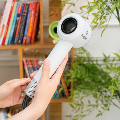 Máy Sấy Tóc Độ Ồn Thấp Kalpen HD7 HD8 1400W Động Cơ BLDC Tốc Độ Cao Sấy Nhanh Bảo Vệ Tóc Chính Hãng