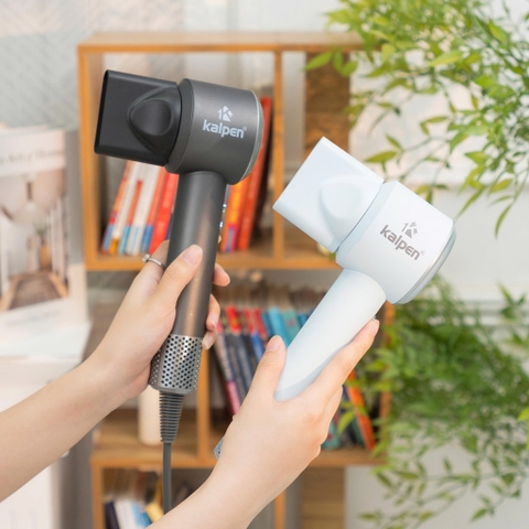 Máy Sấy Tóc Độ Ồn Thấp Kalpen HD7 HD8 1400W Động Cơ BLDC Tốc Độ Cao Sấy Nhanh Bảo Vệ Tóc Chính Hãng