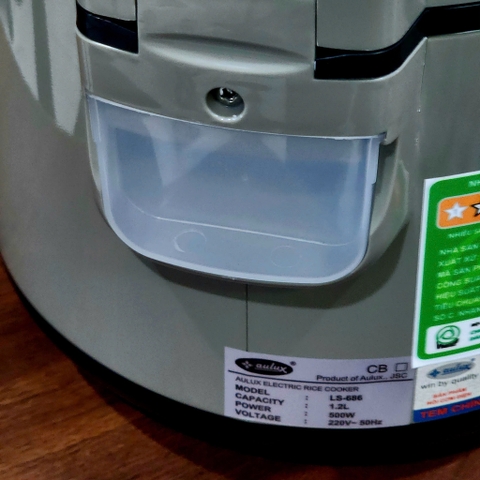 Nồi cơm điện Lòng Niêu chống dính Ceramic cao cấp AULUX LS-686 dung tích 1.2L.