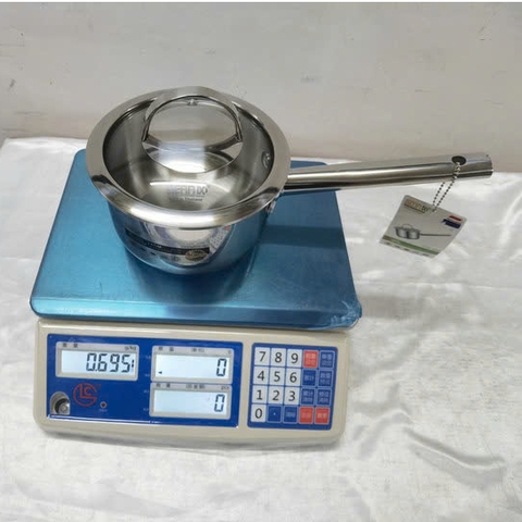 Nồi nấu bột cho bé 14cm inox 304 5 đáy đun bếp từ BENNIX BN-14SP