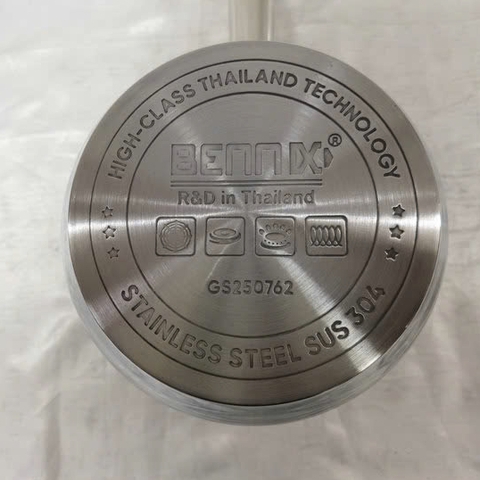 Nồi nấu bột cho bé 14cm inox 304 5 đáy đun bếp từ BENNIX BN-14SP
