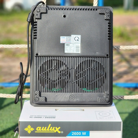 Bếp từ cảm ứng công suất lớn 2600W, tặng kèm nồi inox 30cm AULUX IC-2600, Bảo hành 3 năm