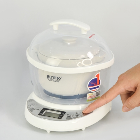 Nồi Chưng Yến, nấu cháo cho bé dung tích 0,7lít BENNIX BN-07SLC - Bảo hành 2 NĂM