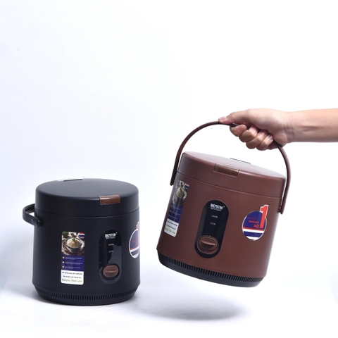 Nồi Cơm Điện Mini 0,8L Bennix Thailand BN-MRC08, Bảo hành chính hãng 12 tháng
