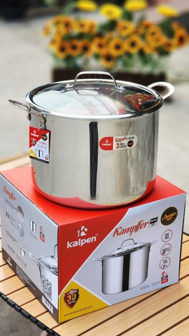 Nồi Luộc Gà Inox Liền Đáy Kalpen Kampfer KF30 - 30cm