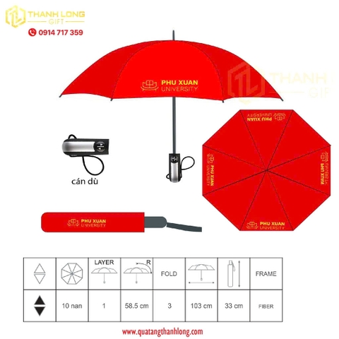 Dù In Logo Làm Quà Tặng Sự Kiện – Món Quà Ý Nghĩa