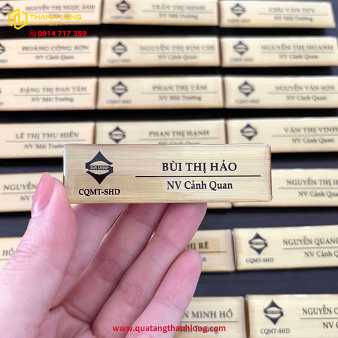 Bảng Tên Nhân Viên - Mảnh Ghép Tinh Tế Cho Không Gian Làm Việc
