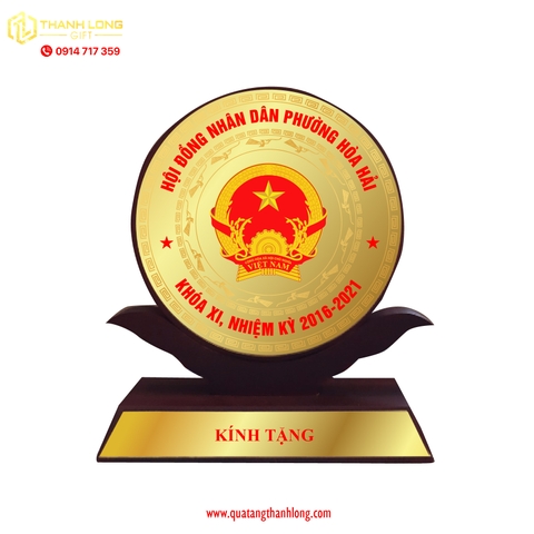 Kỷ niệm chương gỗ đồng - Quà tặng Đại Hội