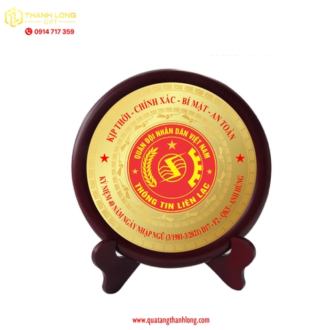 Kỷ niệm chương gỗ đồng - Quà tặng Đại Hội