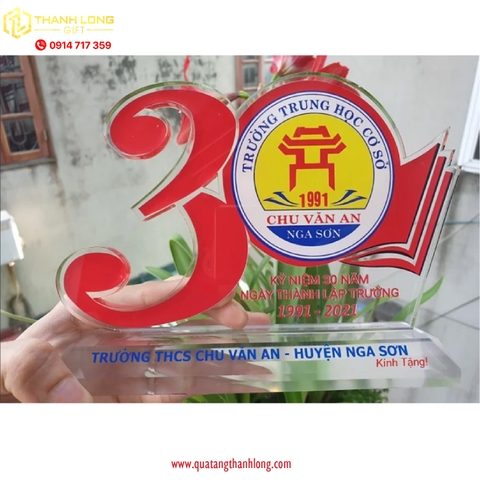 Kỷ niệm chương bộ số – 30 năm ngày thành lập trường