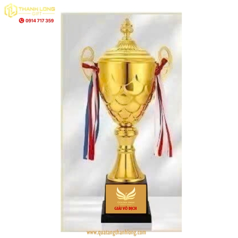 Cúp bóng đá kim loại - in logo theo yêu cầu - 7718