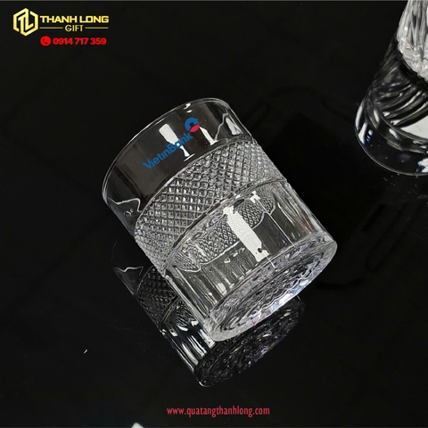 Bộ 6 ly thủy tinh Vietinbank- in ấn thiết kế theo yêu cầu