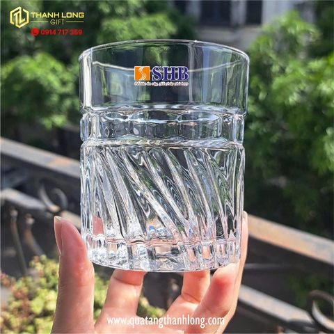 Bộ 6 ly thủy tinh SHB - in ấn thiết kế theo yêu cầu