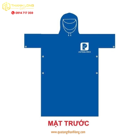 Áo mưa cánh dơi in Logo Petrolimex