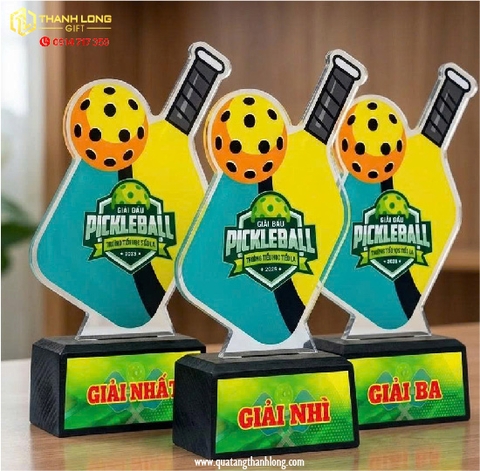 Cúp pickleball - in theo yêu cầu