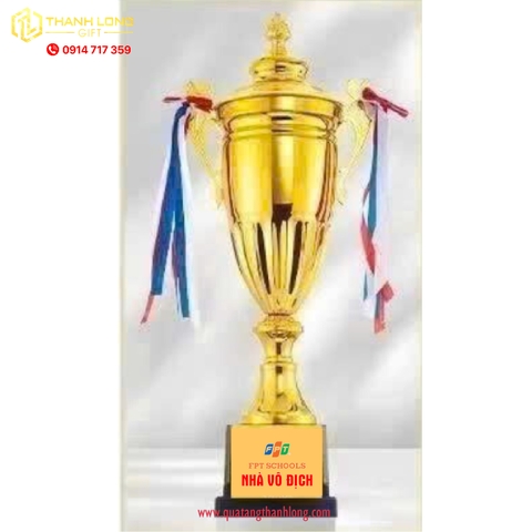 Cúp bóng đá kim loại - in logo theo yêu cầu - 7701