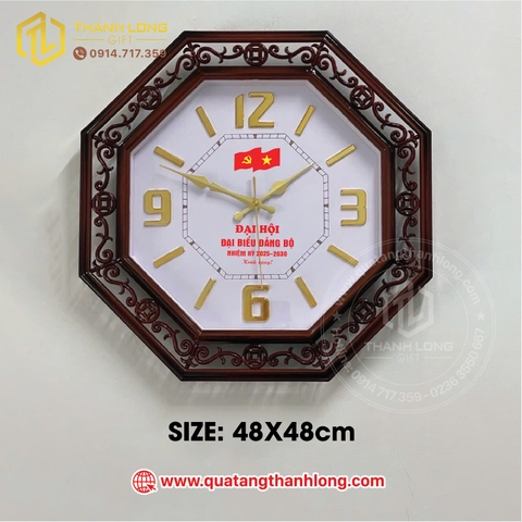 Đồng hồ in logo đại Hội