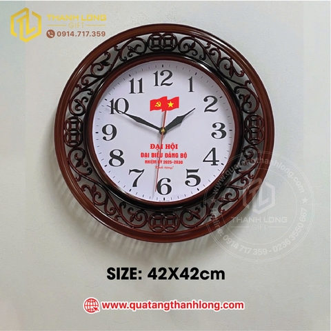 Đồng hồ in logo đại Hội