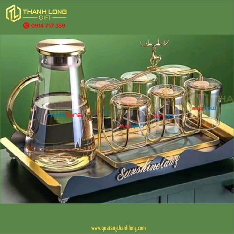 Bộ ly ấm thủy tinh