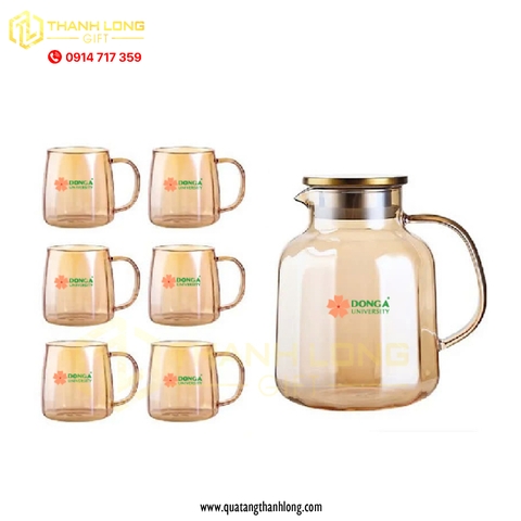 Bộ ly ấm thủy tinh