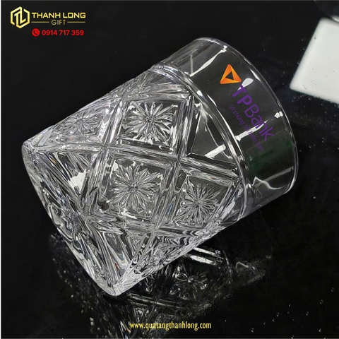 Bộ 6 ly thủy tinhTP Bank - in ấn thiết kế theo yêu cầu