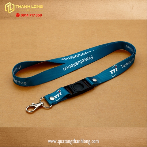 Dây đeo thẻ nhân viên móc nối xoay - in theo yêu cầu