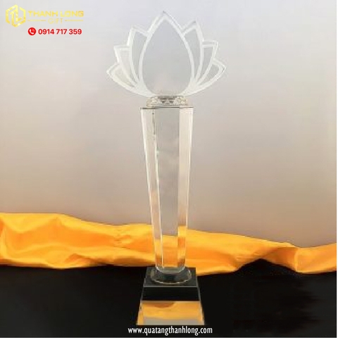 Cúp Pha Lê Hoa Sen