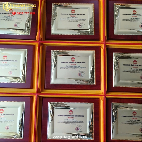 Bảng Vinh Danh thành tích của UBMTTQ - TP Đà Năng