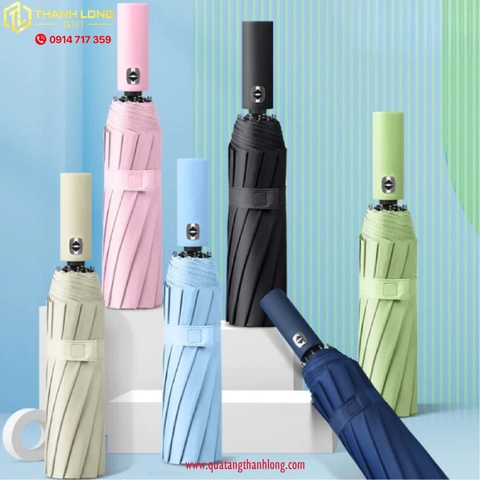 Dù 10 nan tự động hai chiều in logo theo yêu cầu