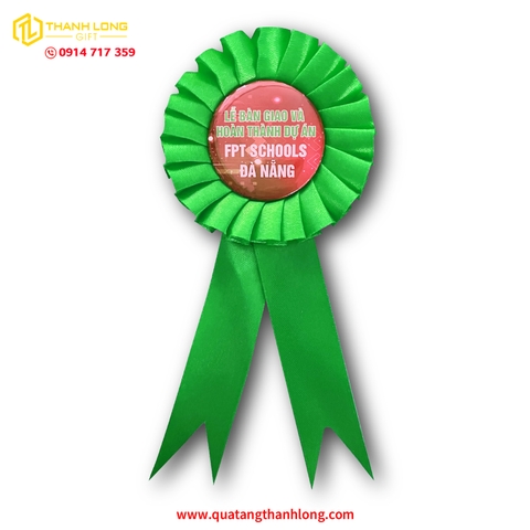 Hoa Cài Áo Giá Rẻ In Theo Yêu Cầu Màu Xanh Lá