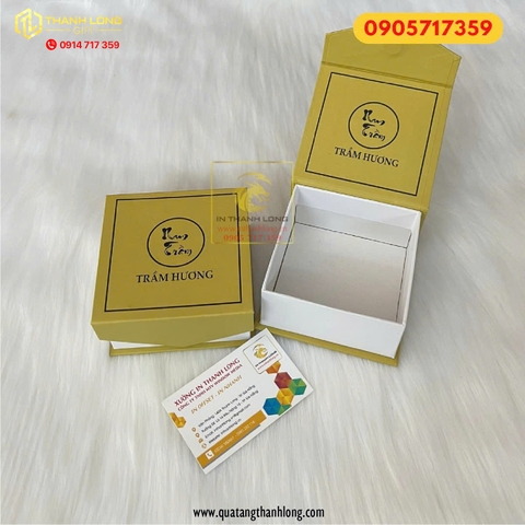 Hộp Trầm Hương Nắp Lật Nam Châm Nam Trầm