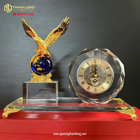 Quà tặng để bàn đồng hồ đại bàng