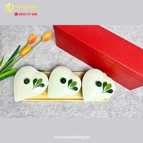 Bộ quà tặng khay mứt 3 cánh