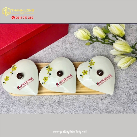 Bộ quà tặng khay mứt 3 cánh